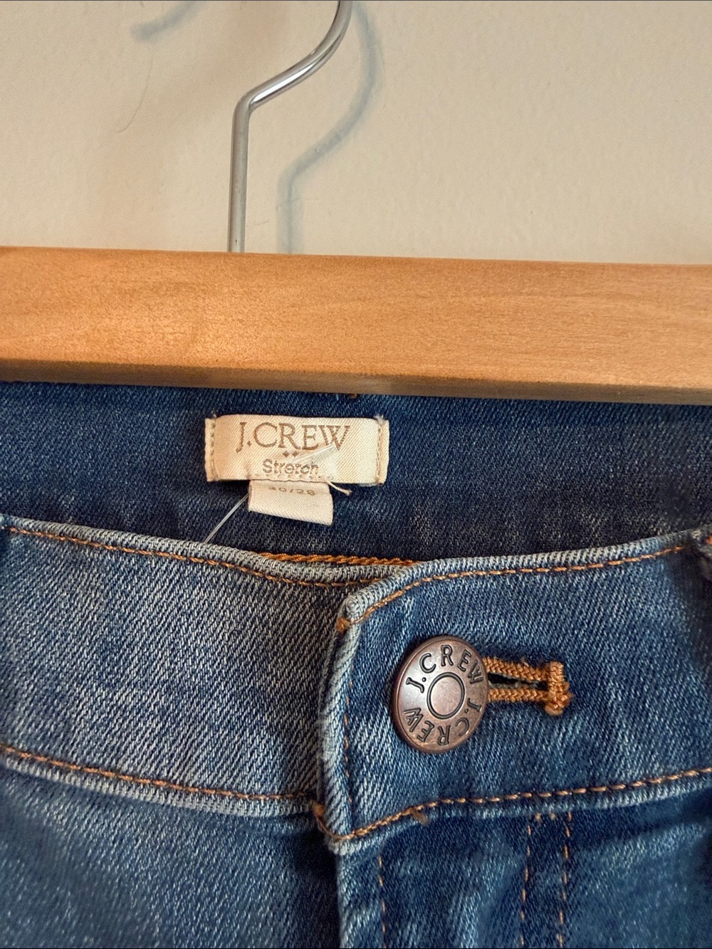 J. Crew Women Blue Wash Jeans.30/28. Stretch style. - Picture 2 of 5
